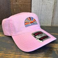 Hermosa Beach MUY HERMOSA :: COASTAL EDITION MINI 6 Panel Low Profile Style Dad Hat - Pink