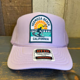 Hermosa Beach 1 to 3 FEET HIGH & RISING Trucker Hat - Lavender