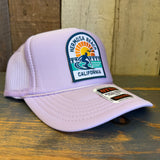 Hermosa Beach 1 to 3 FEET HIGH & RISING Trucker Hat - Lavender