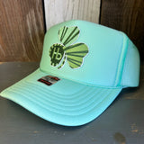 'Limited Edition' GET LUCKY IN HERMOSA High Crown Shamrock Trucker Hat  (GOLD :: GREEN :: WHITE :: SEAFOAM)