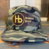 Hermosa Beach THE NEW STYLE Snapback Hat - Woodland Camo