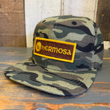 Hermosa Beach AS REAL AS THE STREETS Snapback Hat - Woodland Camo