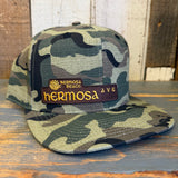 Hermosa Beach HERMOSA AVE Snapback Hat - Woodland Camo