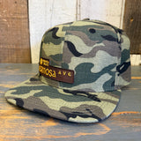 Hermosa Beach HERMOSA AVE Snapback Hat - Woodland Camo
