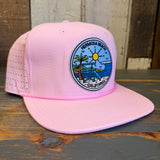 Hermosa Beach SHOREFRONT Athletic Performance Snapback Hat - Light Pink