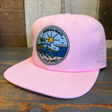 Hermosa Beach SHOREFRONT Athletic Performance Snapback Hat - Light Pink