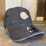 Hermosa Beach CLASSIC LOGO 6 Panel Low Profile Style Dad Hat - Charcoal Grey