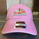 Hermosa Beach MUY HERMOSA :: COASTAL EDITION 6 Panel Low Profile Style Dad Hat - Azalea Pink