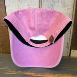 Hermosa Beach CLASSIC LOGO 6 Panel Low Profile Style Dad Hat - Azalea Pink