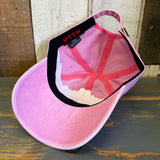 Hermosa Beach CLASSIC LOGO 6 Panel Low Profile Style Dad Hat - Azalea Pink