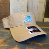 Hermosa Beach LIFEGUARD TOWER Sun Visor - Khaki