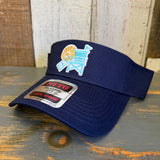 Hermosa Beach LIFEGUARD TOWER Sun Visor - Navy