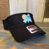 Hermosa Beach LIFEGUARD TOWER Sun Visor - Black