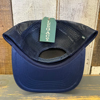 Hermosa Beach OBLIGATORY SUNSET Trucker Cap - Dark Navy/Light Navy