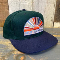 Hermosa Beach MUY HERMOSA - COASTAL EDITION 6 Panel Baseball Cap  - Brushed Bull Denim