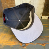 Hermosa Beach THE MECCA OF BEACH VOLLEYBALL 5-Panel Mid Profile Snapback Hat - Heather Black