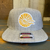 Hermosa Beach CLASSIC LOGO 5-Panel Mid Profile Snapback Hat - Grey