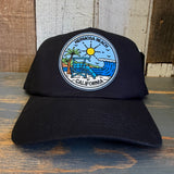 Hermosa Beach SHOREFRONT 5 Panel Hat - Black