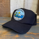 Hermosa Beach SHOREFRONT 5 Panel Hat - Black