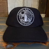 SOUTH BAY SURF CALIFORNIA (Black Patch) 5 Panel Hat - Black