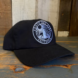 SOUTH BAY SURF CALIFORNIA (Black Patch) 5 Panel Hat - Black