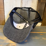 YOU'RE TRIPPIN' Snapback Trucker Hat - Denim/Cork