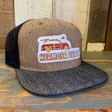 Hermosa Beach WOODIE Snapback Trucker Hat - Denim/Cork