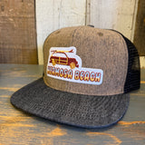 Hermosa Beach WOODIE Snapback Trucker Hat - Denim/Cork