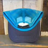 Hermosa Beach LIFEGUARD TOWER 6-Panel Herringbone - Charcoal/Aqua