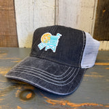 Hermosa Beach LIFEGUARD TOWER 6-Panel Herringbone - Charcoal/Grey