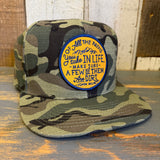 OF ALL THE PATHS YOU TAKE IN LIFE, MAKE SURE A FEW OF THEM ARE DIRT - JOHN MUIR Snapback Hat - Woodland Camo