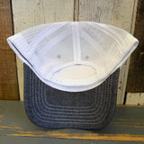 Hermosa Beach MUY HERMOSA 6 Panel Low Profile Mesh Back Trucker Hat - Black/White