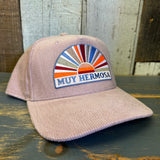 Hermosa Beach MUY HERMOSA  Five-Panel Corduroy Cap - Dusty Rose