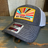 Hermosa Beach MUY HERMOSA 6 Panel Low Profile Mesh Back Trucker Hat - Black/White