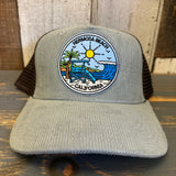 Hermosa Beach SHOREFRONT Trucker Cap - Sawgrass Corduroy/ Brown