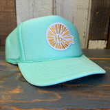 Hermosa Beach CLASSIC LOGO Trucker Hat - Seafoam Green