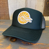 Hermosa Beach CLASSIC LOGO High Crown Trucker Hat - Dark Green