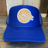 Hermosa Beach CLASSIC LOGO High Crown Trucker Hat - Royal Blue