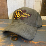 Hermosa Beach THE NEW STYLE 6 Panel Corduroy Trucker Hat - Olive