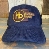 Hermosa Beach THE NEW STYLE 6 Panel Corduroy Trucker Hat - Navy