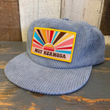 Hermosa Beach MUY HERMOSA Corduroy Field Trip Hat - SLATE BLUE