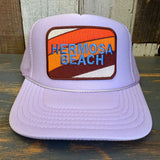 Hermosa Beach GOLF CARTS & YOGA PANTS Trucker Hat - Lavender