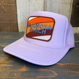 Hermosa Beach GOLF CARTS & YOGA PANTS Trucker Hat - Lavender