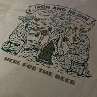 Here for a Beer Pocket Tee - Tan