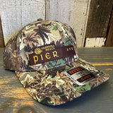 Hermosa Beach PIER AVE 6 Panel Low Profile Trucker Hat - Camo