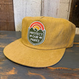 PROTECT OUR PARKS Washed Dad Hat - Sun Yellow