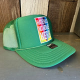 HATE HAS NO HOME HERE High Crown Trucker Hat - Kelly Green