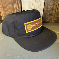 Hermosa Beach AS REAL AS THE STREETS - 5 Panel Nylon Hat - Black