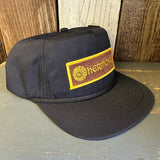 Hermosa Beach AS REAL AS THE STREETS - 5 Panel Nylon Hat - Black