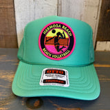 Hermosa Beach 21 • WIN BY TWO Trucker Hat - Cactus Green